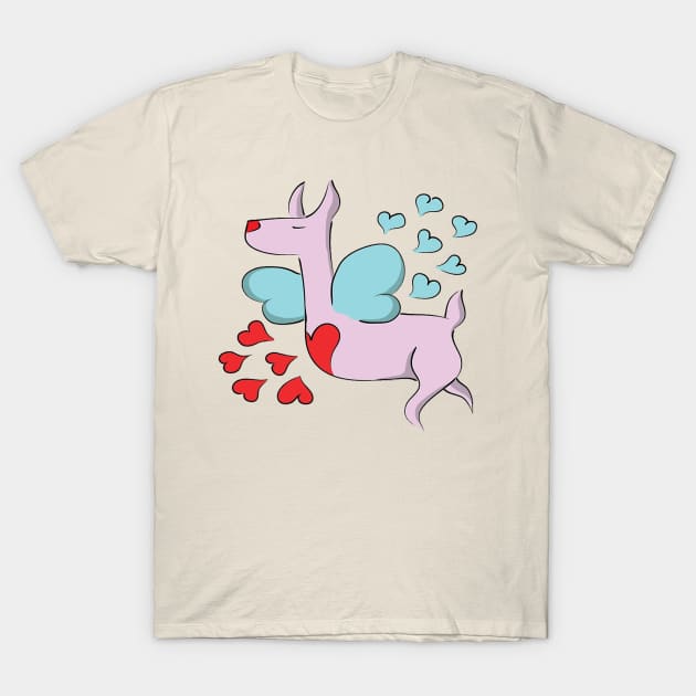 Loving deer T-Shirt by Ashygaru